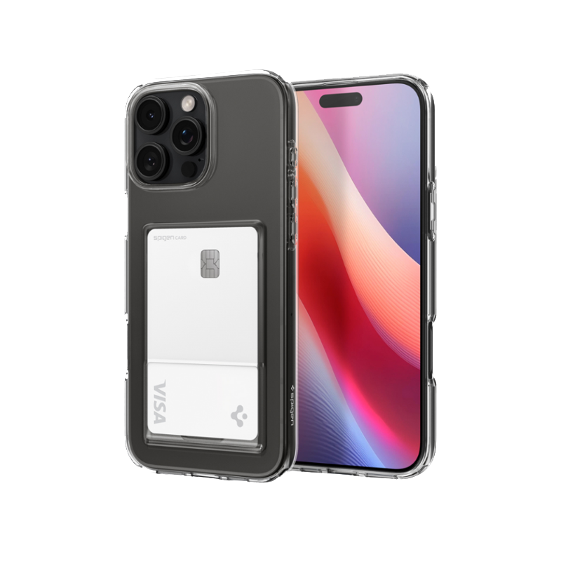 Ốp lưng Spigen iPhone 16 Pro Max Crystal Slot Crystal Clear