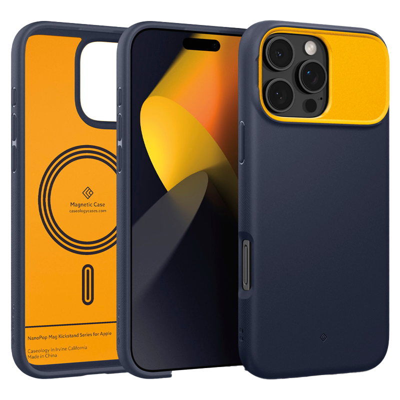 Ốp lưng Spigen iPhone 16 Pro Max Nano Pop Mag Blueberry Navy