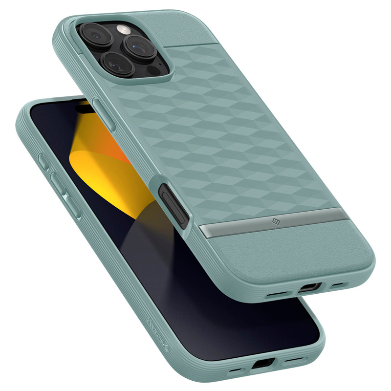 Ốp lưng Spigen iPhone 16 Pro Max Parallax Mag Sage Green
