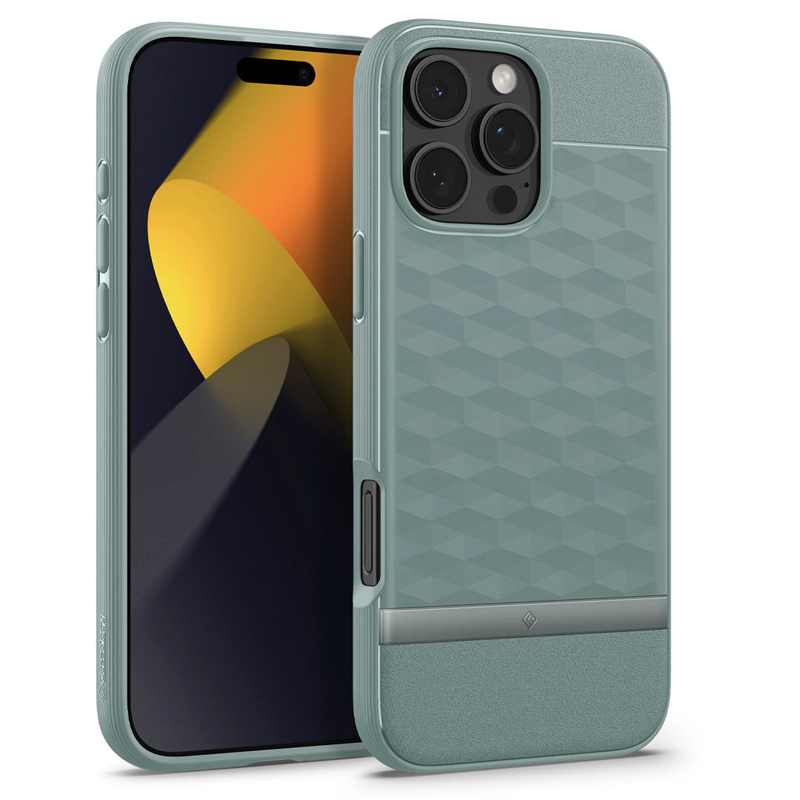 Ốp lưng Spigen iPhone 16 Pro Max Parallax Mag Sage Green