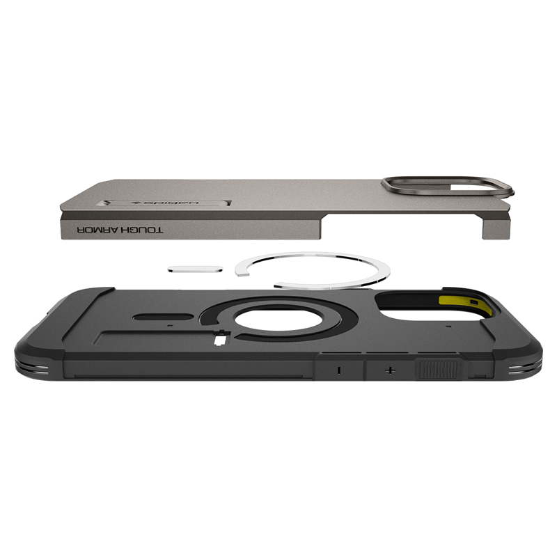 Ốp lưng Spigen iPhone 16 Pro Max Tough Armor MagFit Black