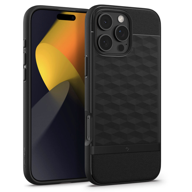 Ốp lưng Spigen iPhone 16 Pro Parallax Mag Matte Black