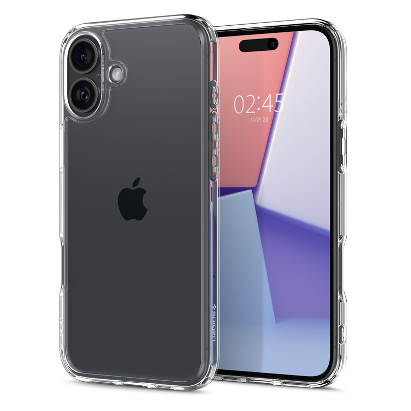 Ốp lưng Spigen iPhone 16 Ultra Hybrid Crystal Clear