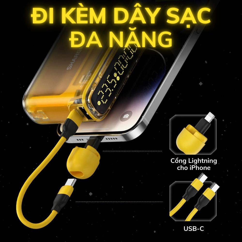 Pin sạc dự phòng Shargeek Starship Seer 10.000mAh