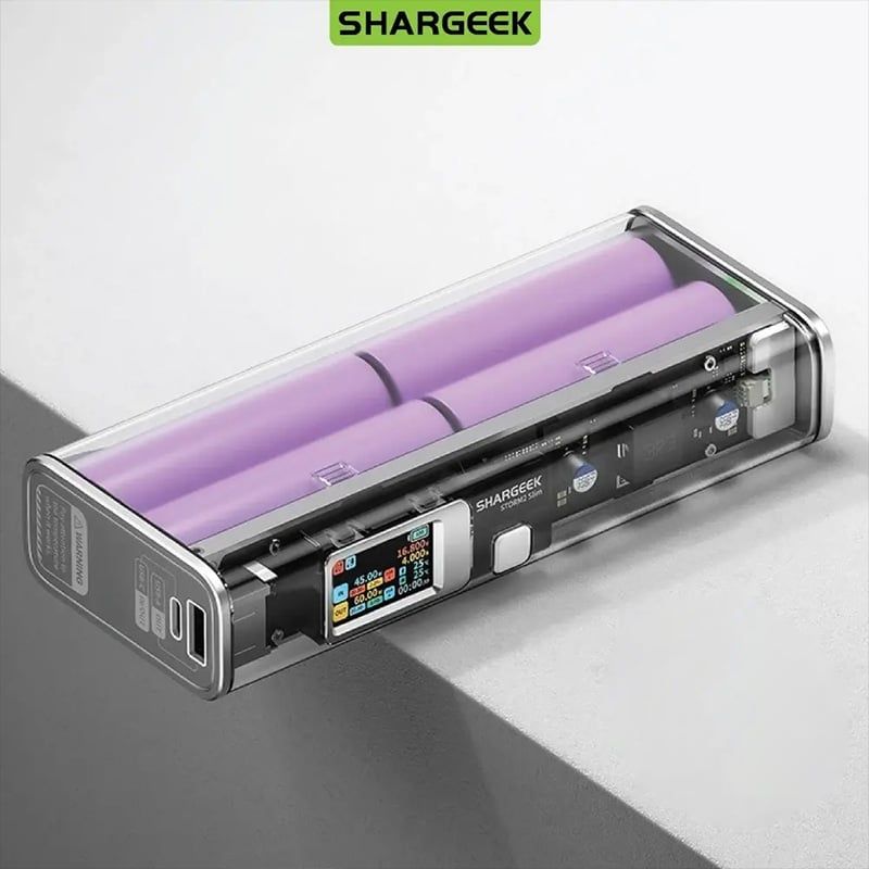 Pin sạc dự phòng Shargeek Storm II Slim 130W 20.000mAh