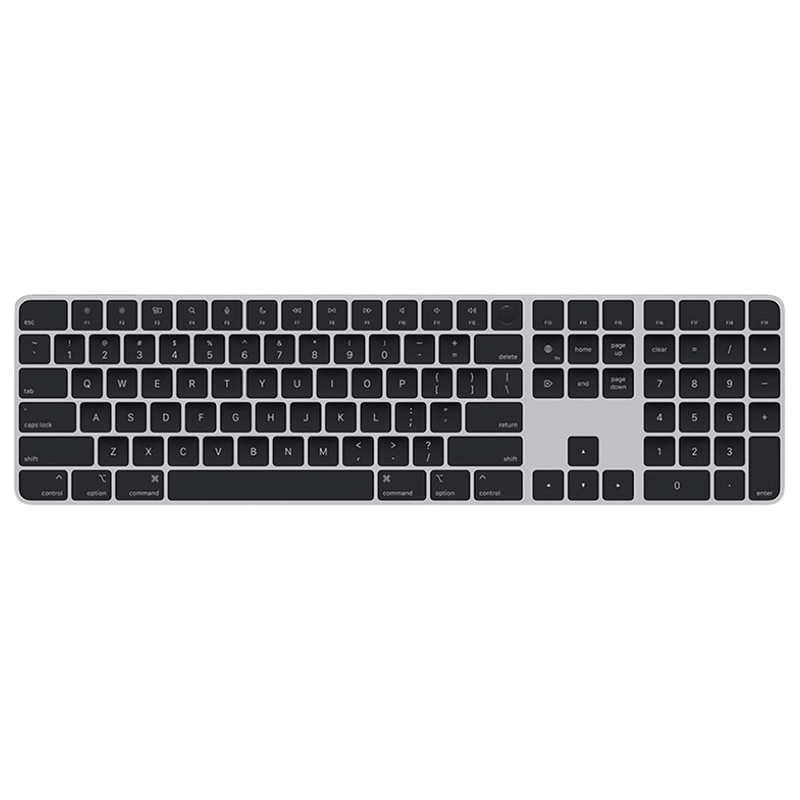 Bàn phím Apple Magic Keyboard 2024 Type-C có Touch ID và phím số Numeric Keypad - Chính hãng
