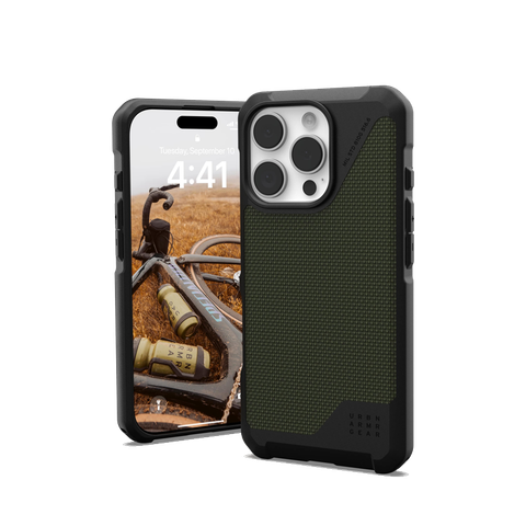 Ốp lưng iPhone 16 Pro UAG Metropolis LT Magsafe - Kevlar Mallard