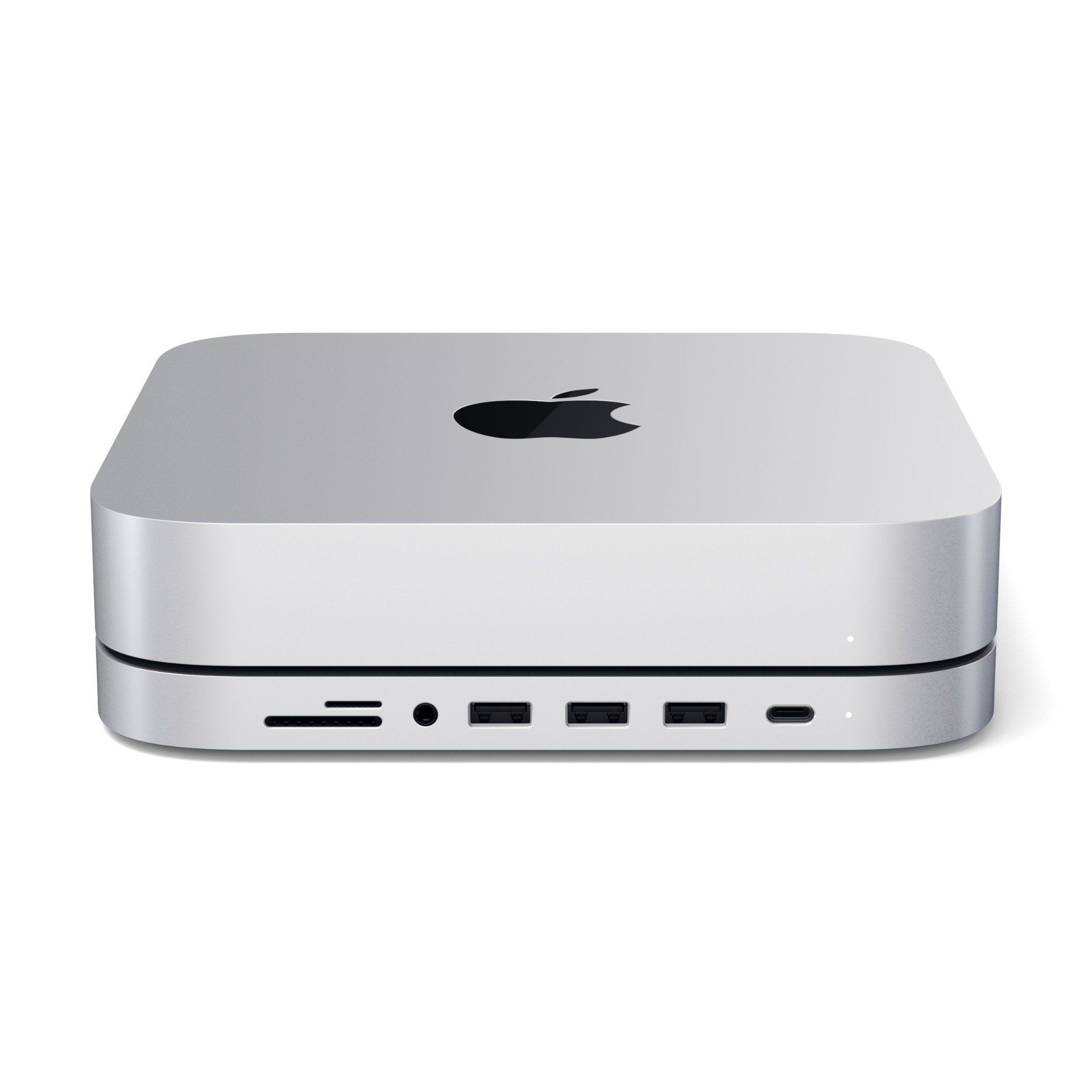 Đế kiêm Hub chuyển đổi Satechi cho Mac Mini - Silver ST-ABHFS Chính hãng