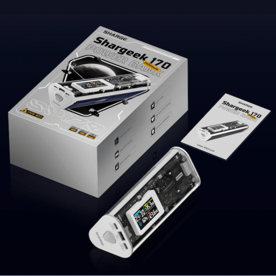 Pin sạc dự phòng Shargeek 170 24.000mAh 170W