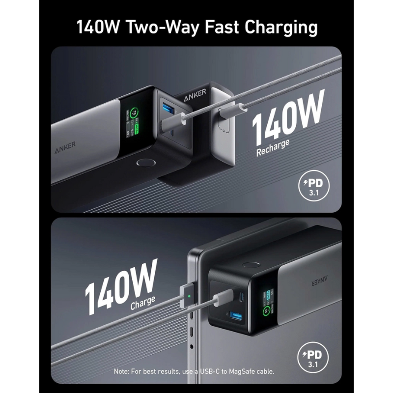 Pin Sạc Dự Phòng Anker 737 PowerCore 24.000mAh 140W A1289 Chính Hãng