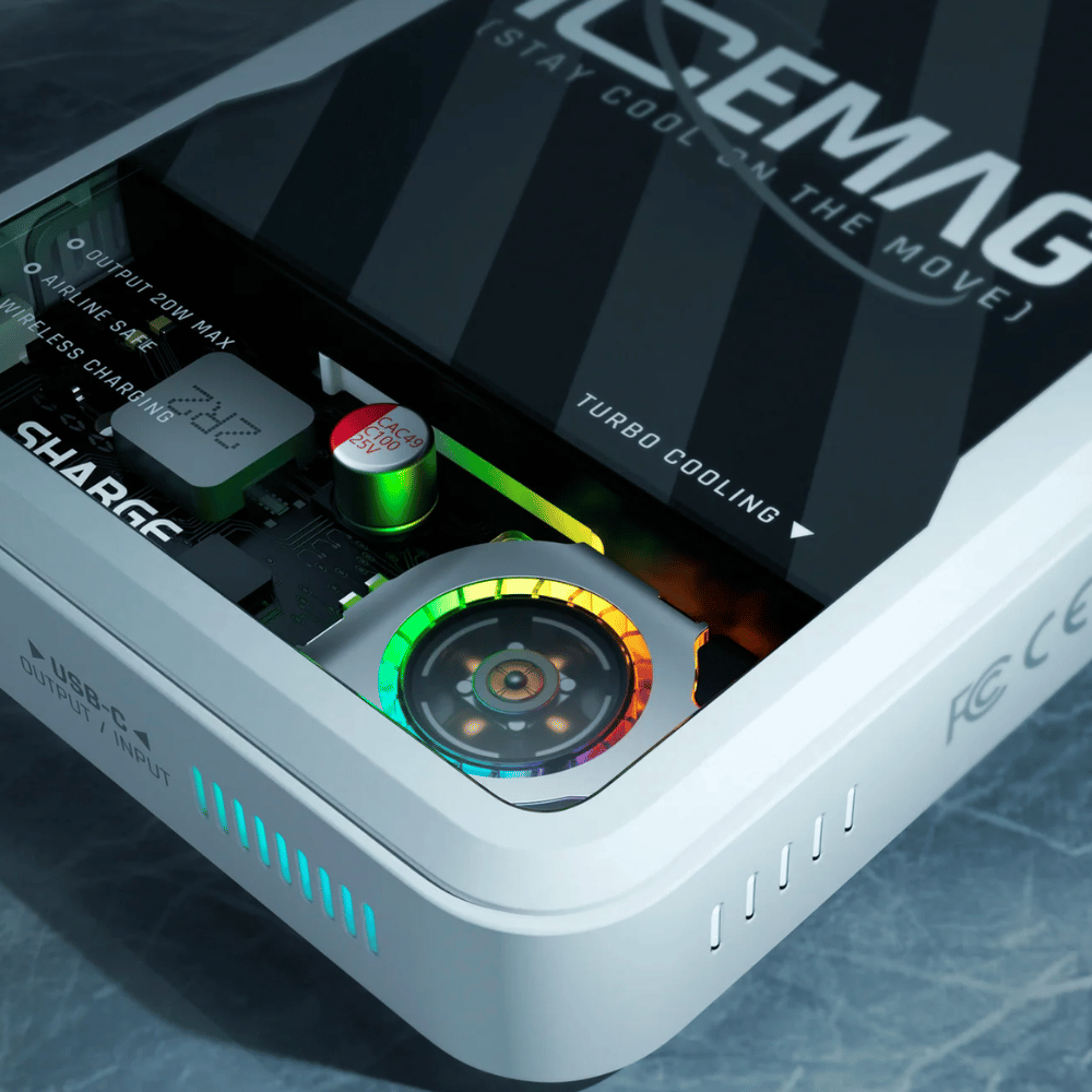 Pin sạc dự phòng Sharge ICEMAG 20W 10.000mAh từ tính làm mát tự động