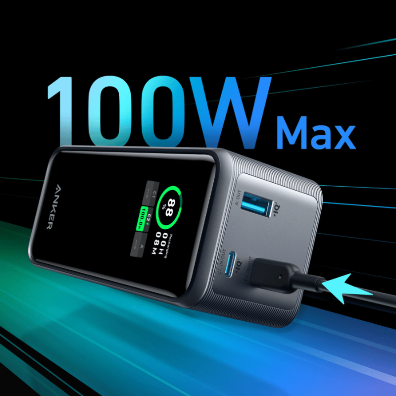 Pin Sạc Dự Phòng Anker Prime 2C1A 200W 20.000mAh A1336 Chính Hãng