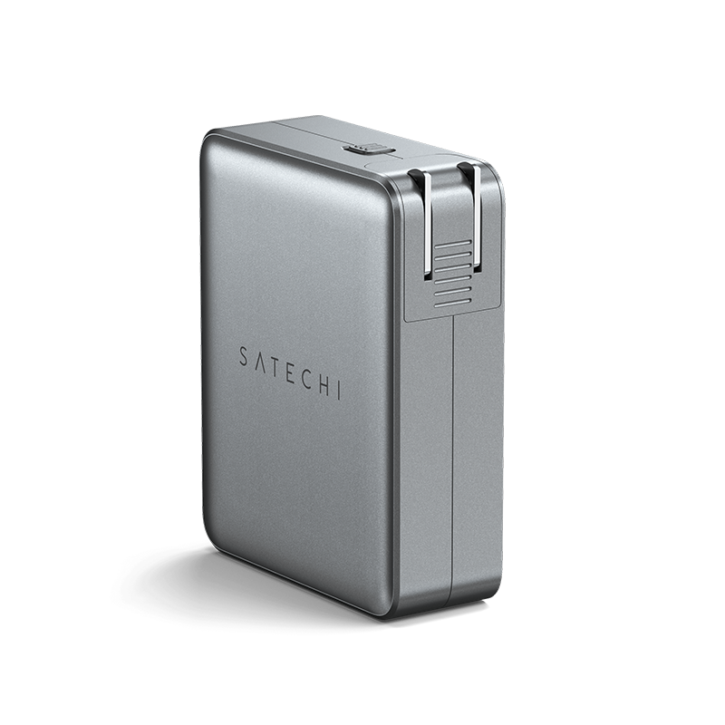 Sạc di động Satechi GaN USB-C 145W 4 cổng Travel Charger Chính hãng