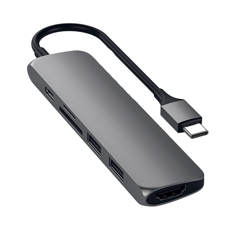 Adapter chuyển đổi Satechi USB-C Multiport V2 Chính hãng