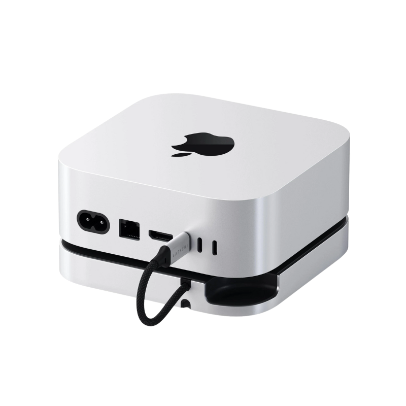 Satechi USB-C Stand & Hub cho Mac Mini M4 có khe gắn SSD ST-GNMMES Chính hãng
