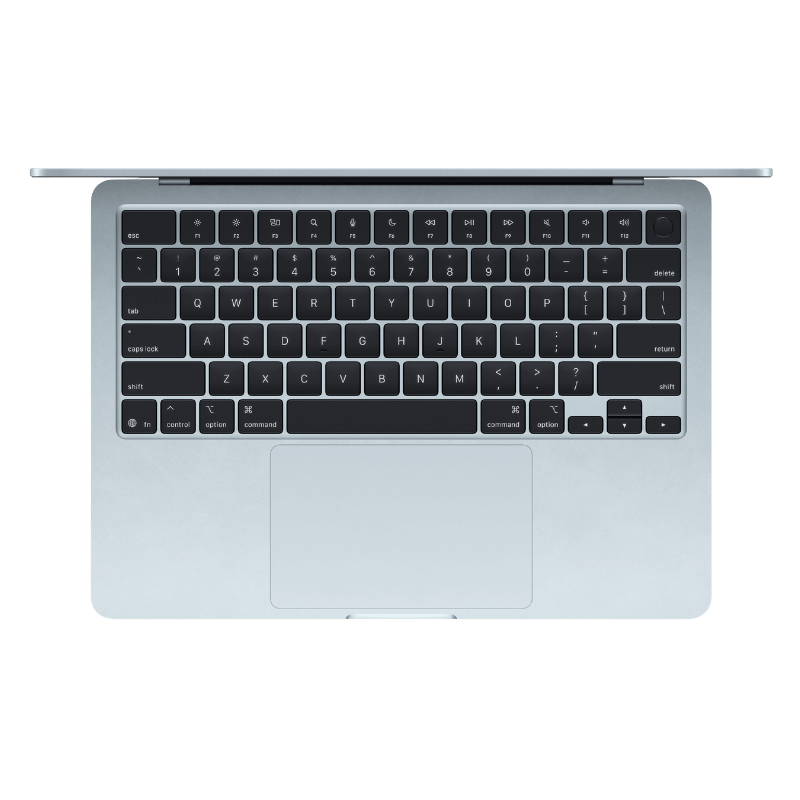 MacBook Air M4 13.6-inch màu Sky Blue 10-Core CPU / 10-Core GPU / 24GB RAM / 512GB - Hàng chính hãng