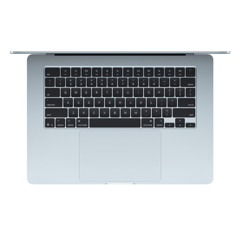 MacBook Air M4 15-inch màu Sky Blue 10-Core CPU / 10-Core GPU / 16GB RAM / 512GB - Hàng chính hãng