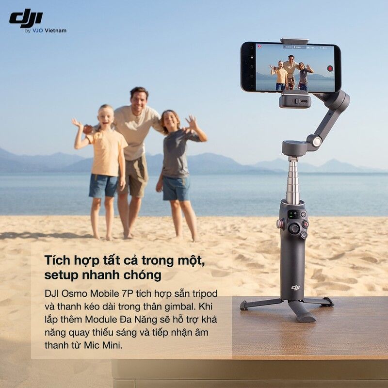 Tay cầm chống rung DJI Osmo Mobile 7 Pro chính hãng VN