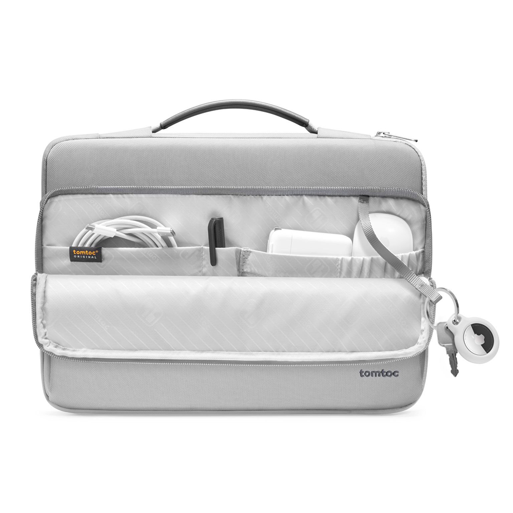 Túi Chống Sốc Tomtoc Briefcase MacBook/Laptop 16″ - Gray
