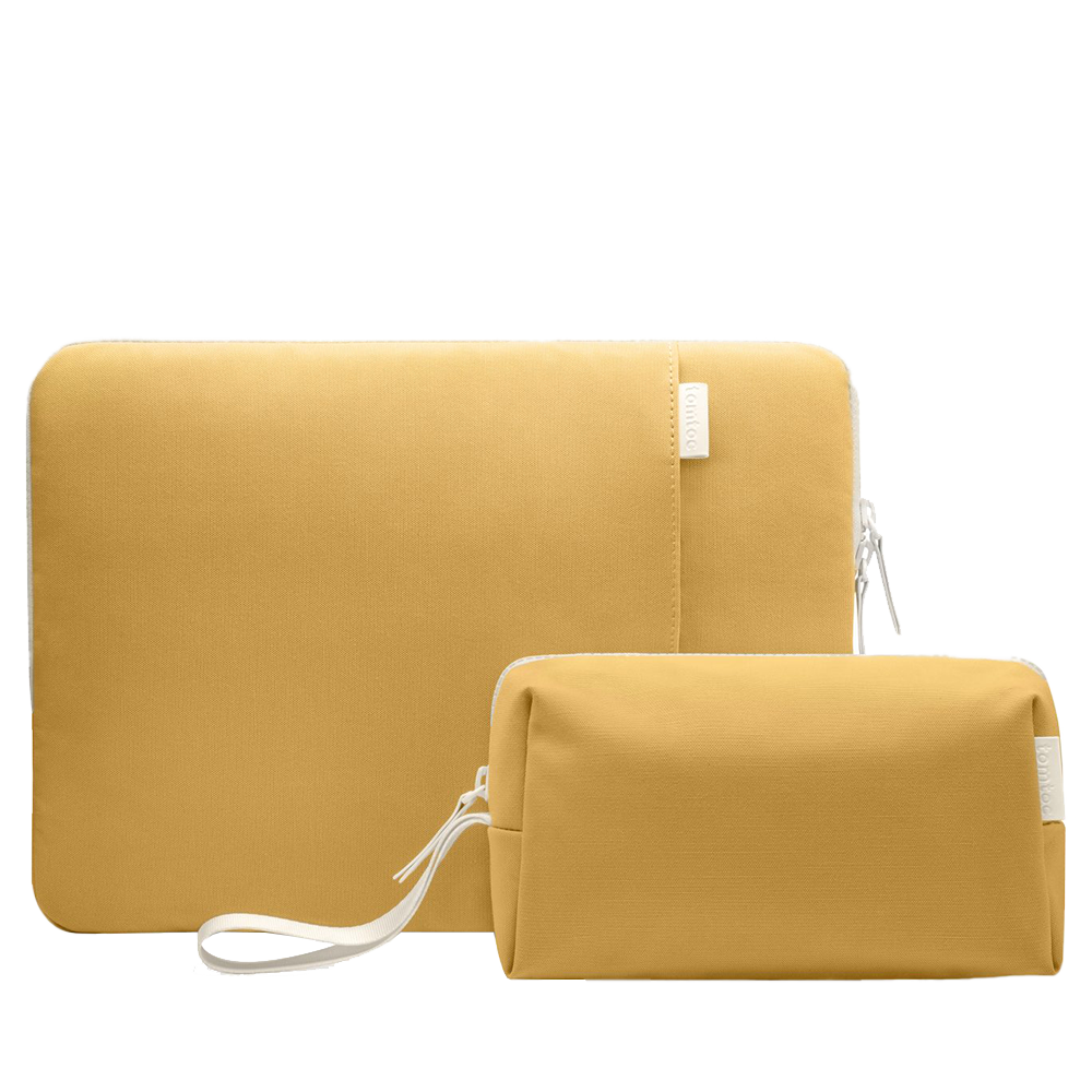 Túi Chống Sốc Tomtoc Organized Corner Armor + Pouch MacBook 13” - Yellow