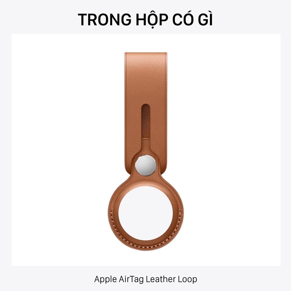 Phụ kiện Apple AirTag Leather Loop - Hàng chính hãng