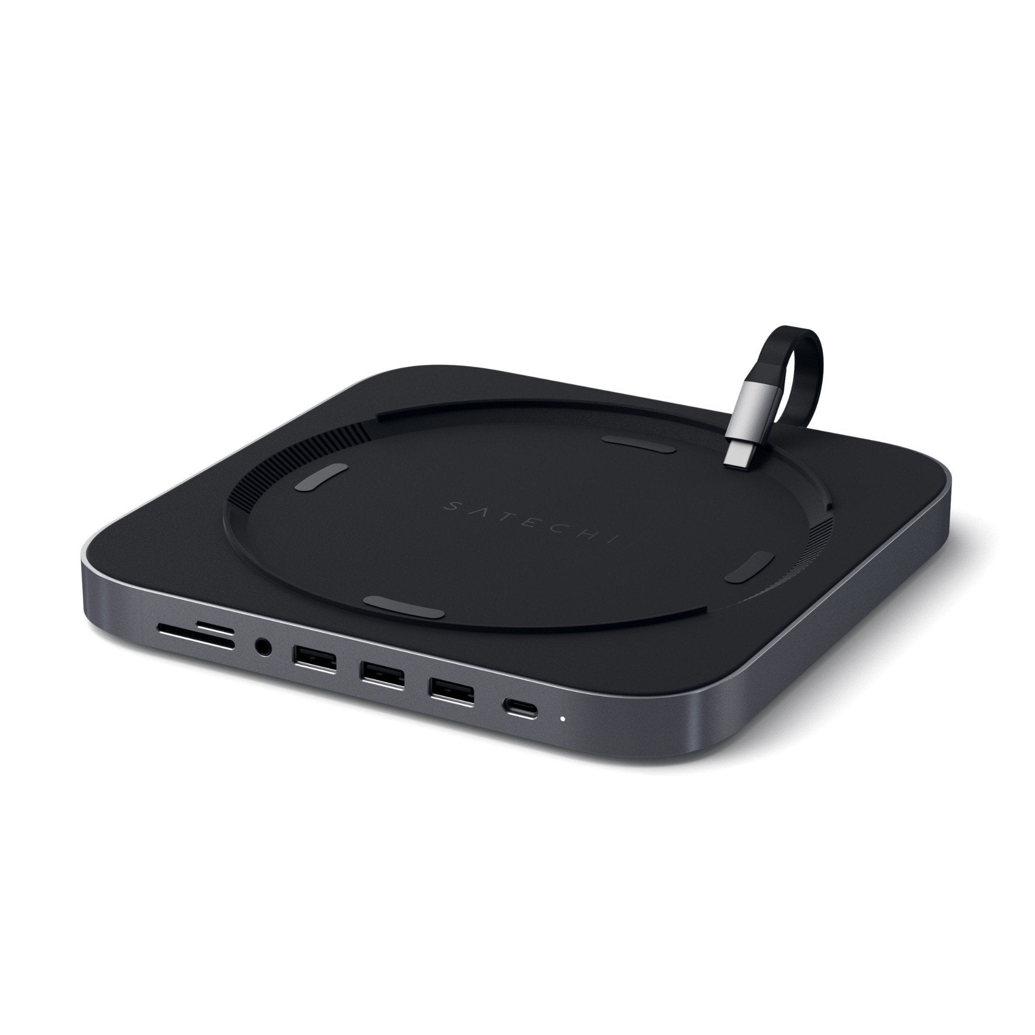 Đế kiêm Hub chuyển đổi Satechi cho Mac Mini - Gray ST-ABHFM Chính hãng