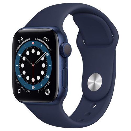  Apple Watch Series 6 GPS - Mặt nhôm - Dây cao su - 44mm - Hàng chính hãng 