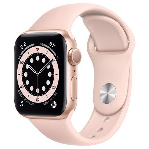 Apple Watch Series 6 GPS - Mặt nhôm - Dây cao su - 44mm - Hàng chính hãng