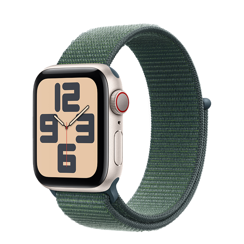 Apple Watch SE 2024 GPS + Cellular - Mặt nhôm 40mm - dây Sport Loop - Chính hãng