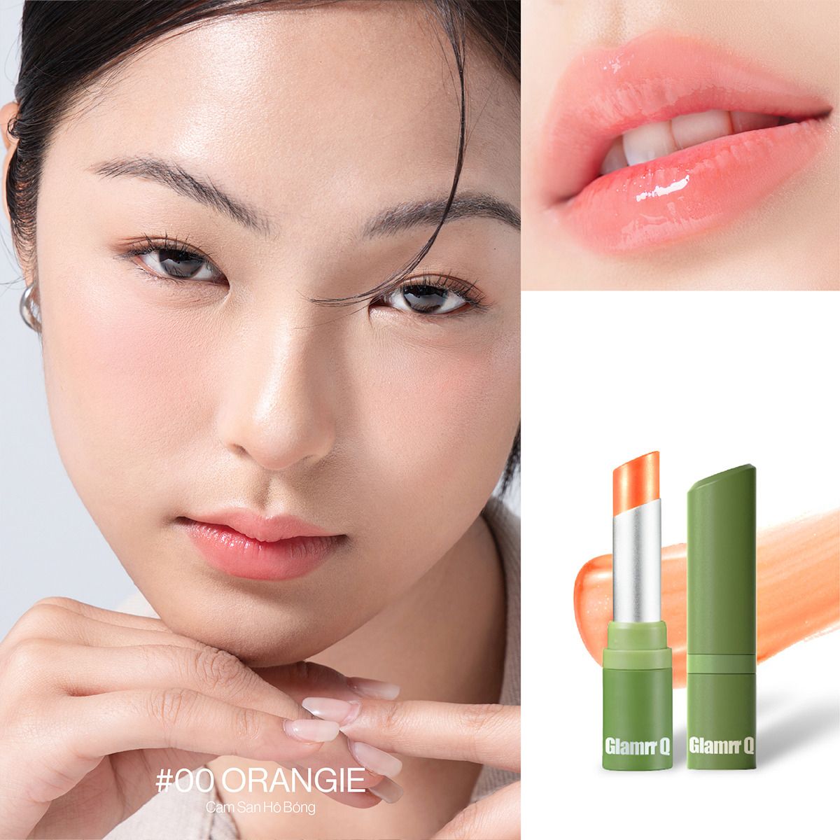  Son Dưỡng Có Màu Thuần Chay Glamrr Q Vegan Super Lip Balm (4.5g) 