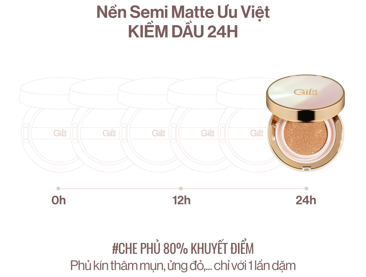  Phấn nước Gilaa Long Wear DD Cushion (13g) 