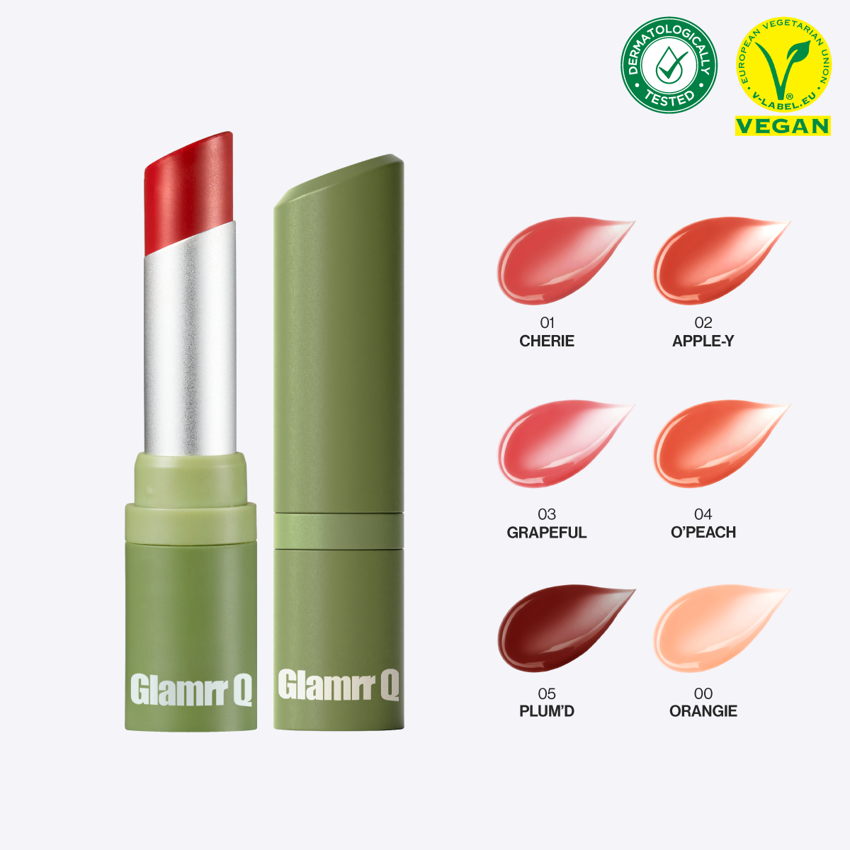  Son Dưỡng Có Màu Thuần Chay Glamrr Q Vegan Super Lip Balm (4.5g) 