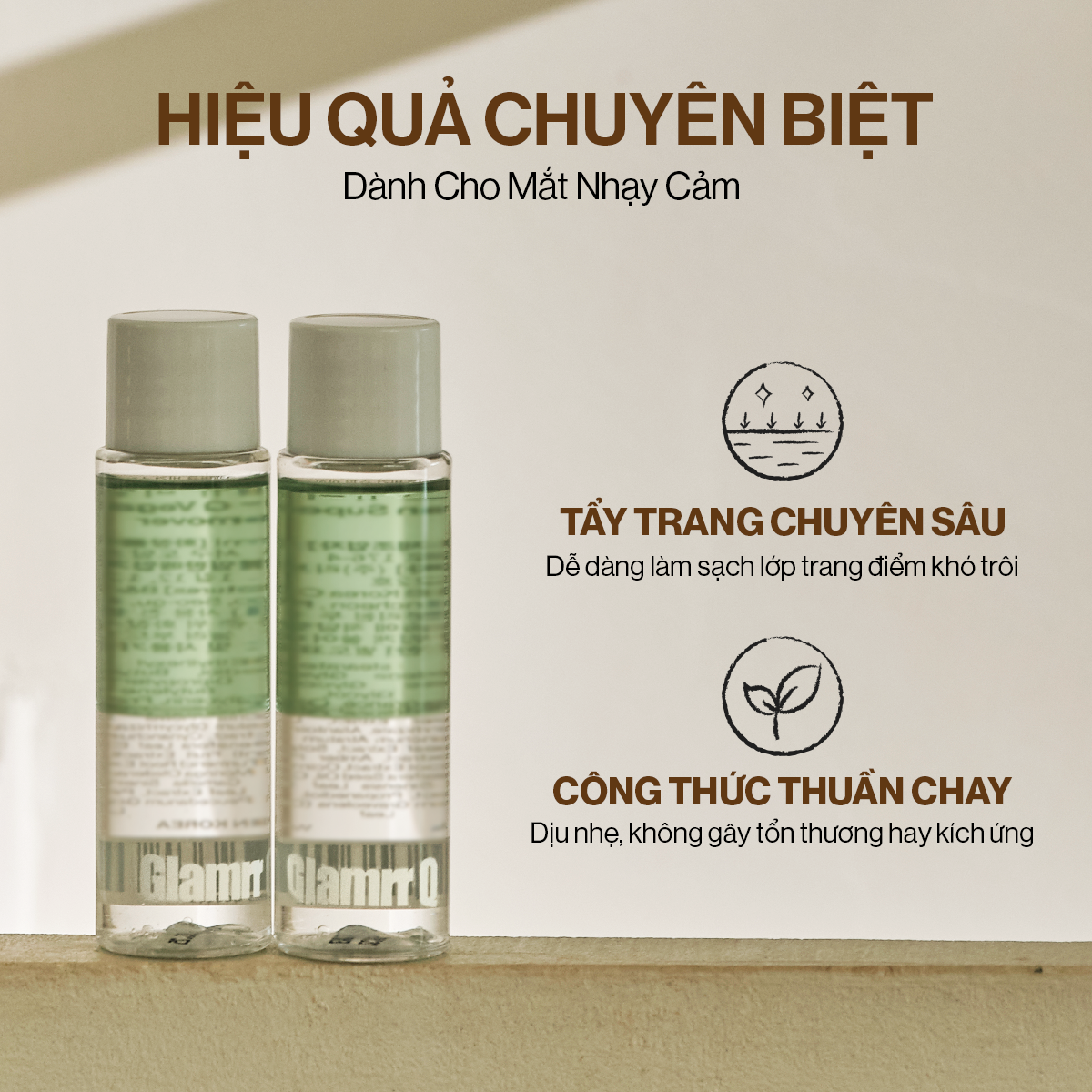  Siêu Tẩy Trang Mắt Chuyên Dụng Thuần Chay Vegan Super EYE Remover (35ml) 