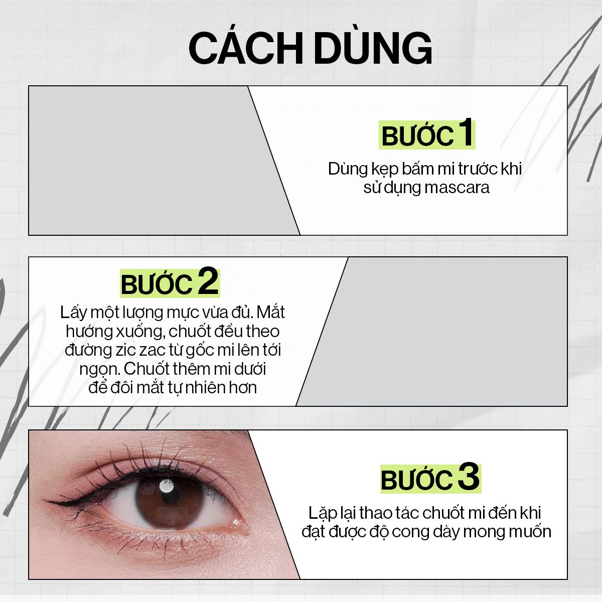  Mascara Glamrr Q Dày Cong Chống Nước Thuần Chay (7g) 