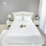  Bộ Chăn drap Khách sạn Samy King 5 sao Quốc tế Pure White 