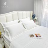  Bộ Chăn drap Khách sạn Samy King 5 sao Quốc tế Pure White 