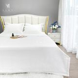  Bộ Chăn drap Khách sạn Samy King 5 sao Quốc tế Pure White 