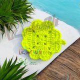 Cỏ 4 lá - Lót ly bằng len - Sani Handmade