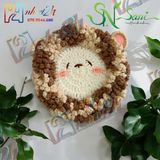 Cừu - Lót ly bằng len - Sani Handmade