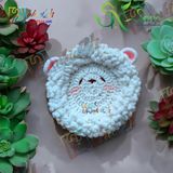 Cừu - Lót ly bằng len - Sani Handmade