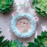 Cừu - Lót ly bằng len - Sani Handmade