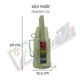 Phích nhựa nút gạt tự động 1.2 Lít - HP 0520L - Phúc Minh THP