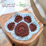 Chân chó - Lót ly bằng len - Sani Handmade
