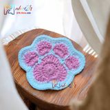 Chân mèo - Lót ly bằng len - Sani Handmade