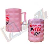 Cốc Kim Cương (410ml) - Cốc nhựa có quai - HPC03 - Phúc Minh THP