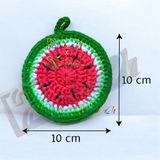 Dưa Hấu - Lót ly bằng len - Sani Handmade