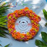 Cừu - Lót ly bằng len - Sani Handmade