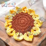 Hướng Dương - Lót ly bằng len - Sani Handmade