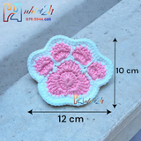 Chân mèo - Lót ly bằng len - Sani Handmade