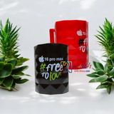 Cốc Kim Cương (410ml) - Cốc nhựa có quai - HPC03 - Phúc Minh THP